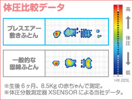 体圧比較データ