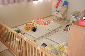 保育園で使われている様子